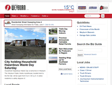 Tablet Screenshot of discoverweyburn.com